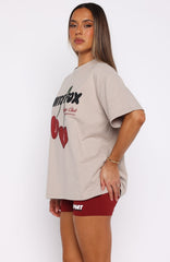Club 14 Trinity Oversized Tee Moon
