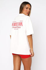 Decade Classics Essential Oversized Tee White