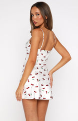 Let's Get Going Mini Dress Cherry