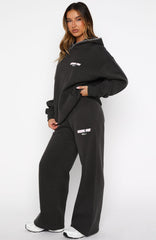 Vol. 1 Wide Leg Sweatpants Charcoal