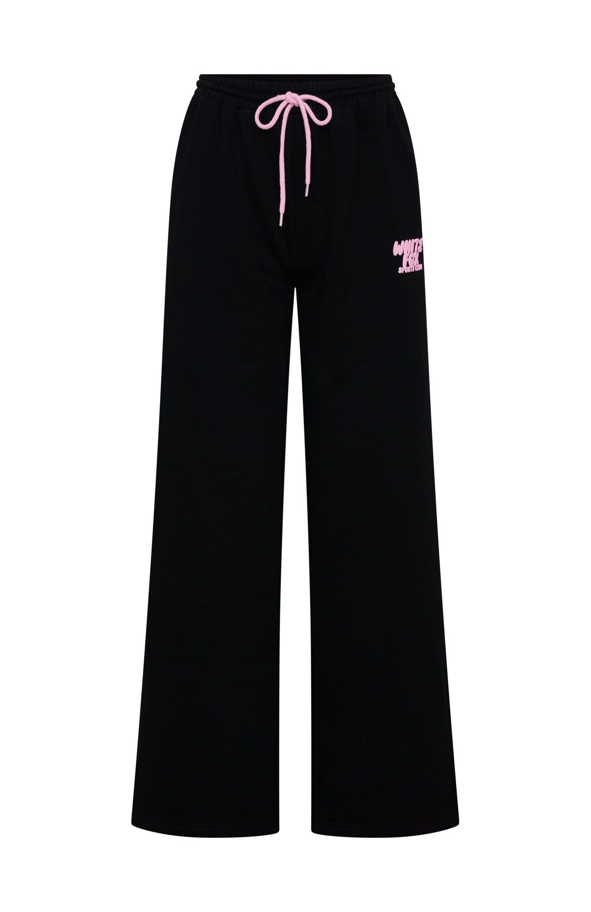 Club 14 Allie Wide Leg Sweatpants Black