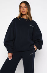 Test Drive Oversized Sweater Dark Navy