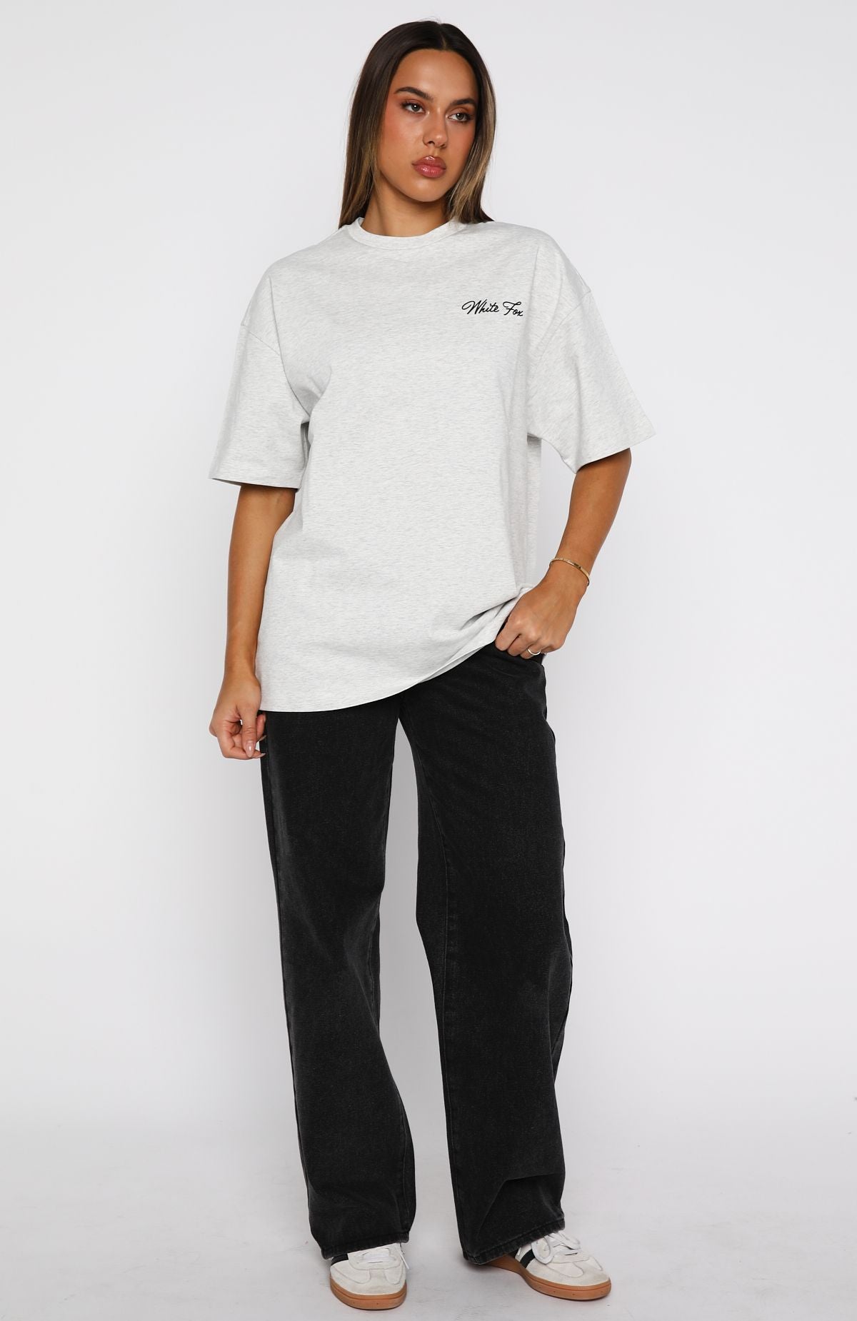 Creative Studios Oversized Tee Grey Marle