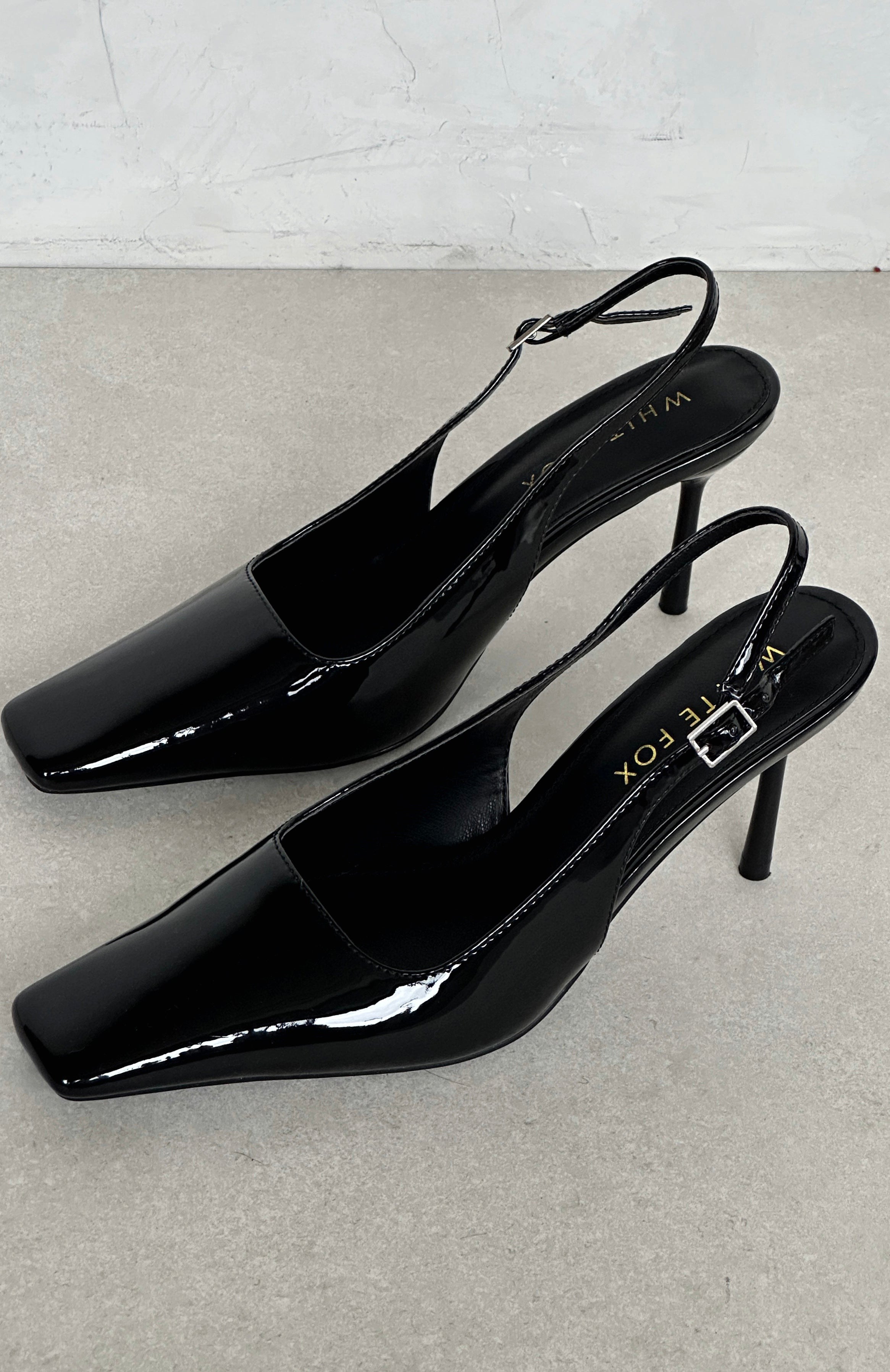 Ella Heels Black Patent